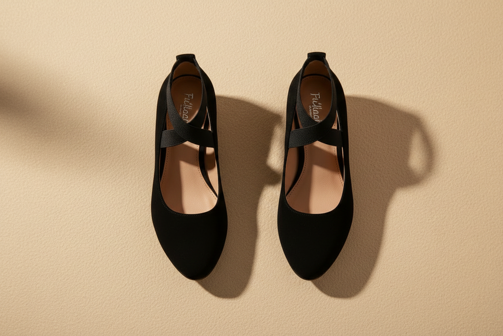 Lunara Ballerinas in Schwarz — Image 3