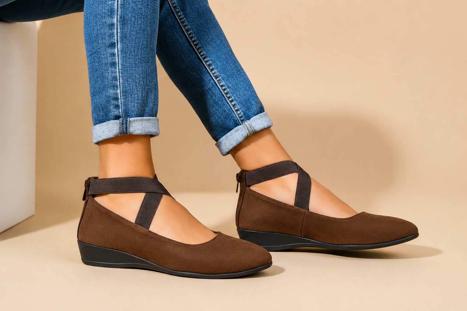 Lunara Ballerinas in Schwarz — Image 4