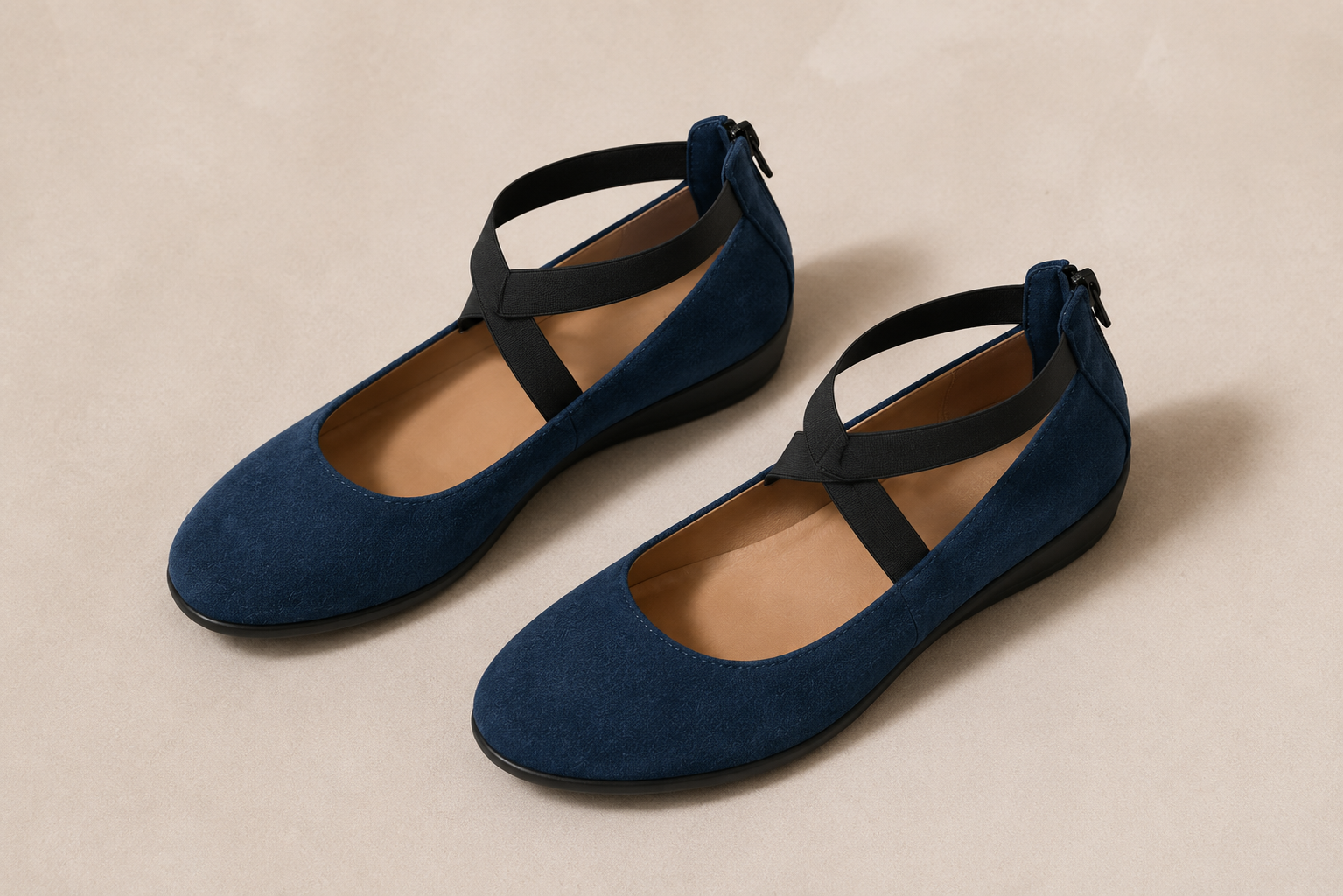 Lunara Ballerinas in Schwarz — Image 6