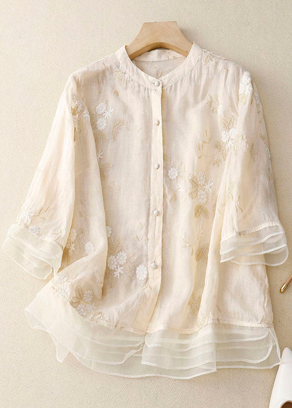 Lunara Bluse in Grün — Image 2