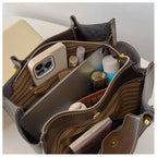 Lunara Damen Handtasche in Braun und Schwarz — Image 10