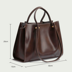 Lunara Damen Handtasche in Braun und Schwarz — Image 11