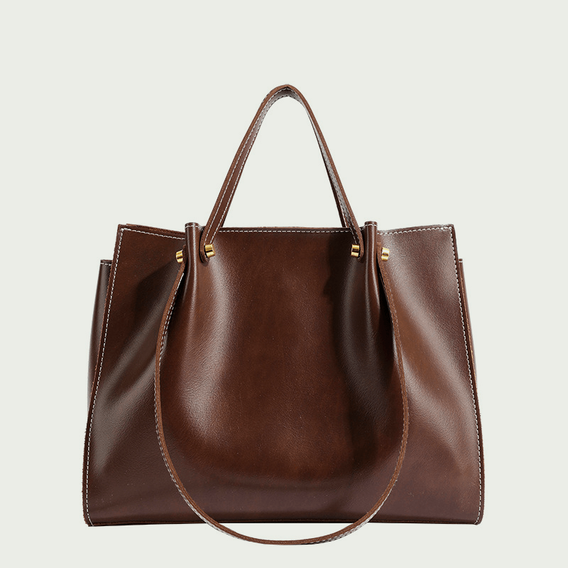 Lunara Damen Handtasche in Braun und Schwarz — Image 4