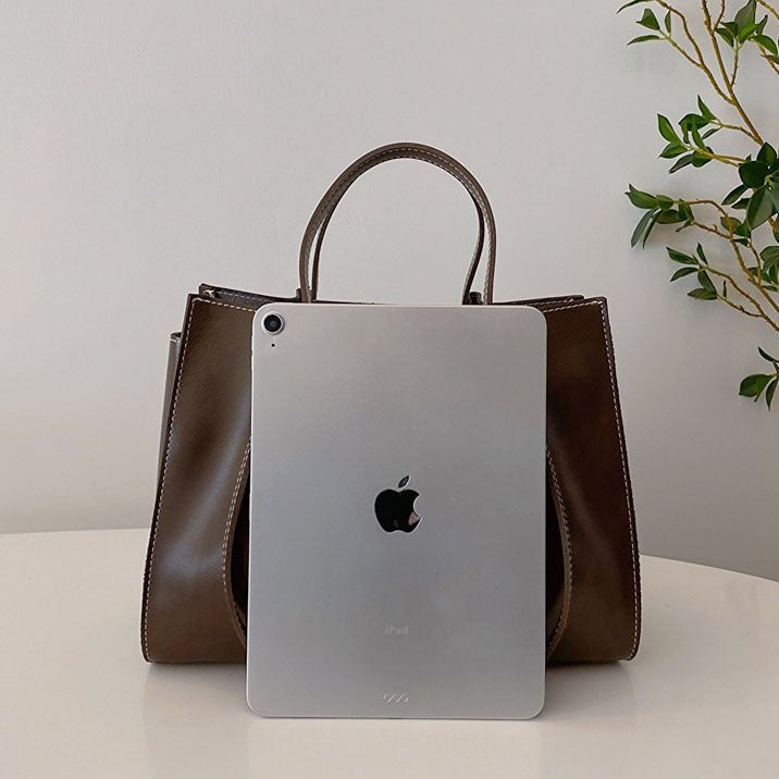 Lunara Damen Handtasche in Braun und Schwarz — Image 7