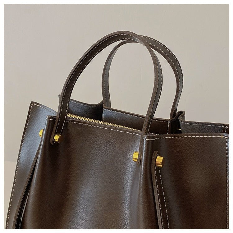 Lunara Damen Handtasche in Braun und Schwarz — Image 8