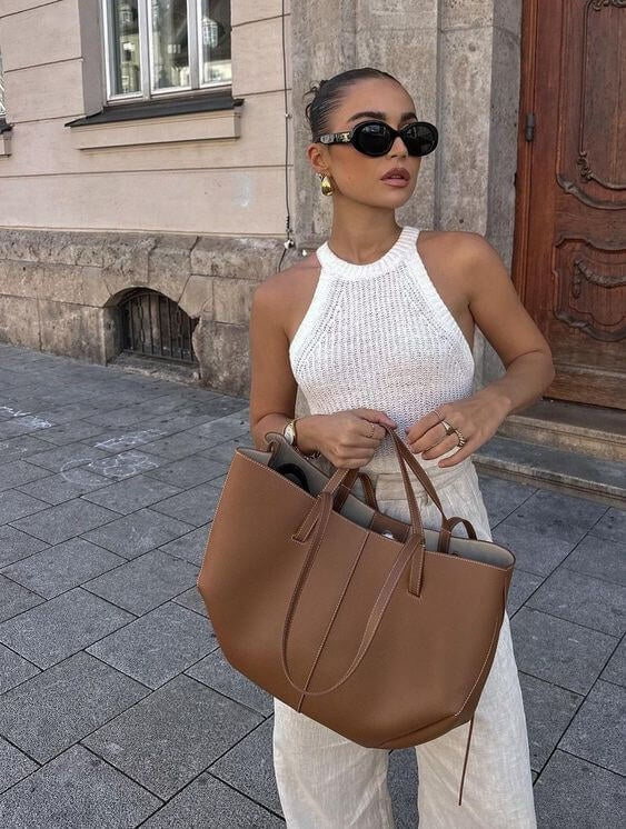 Lunara Handtasche in Braun — Image 5