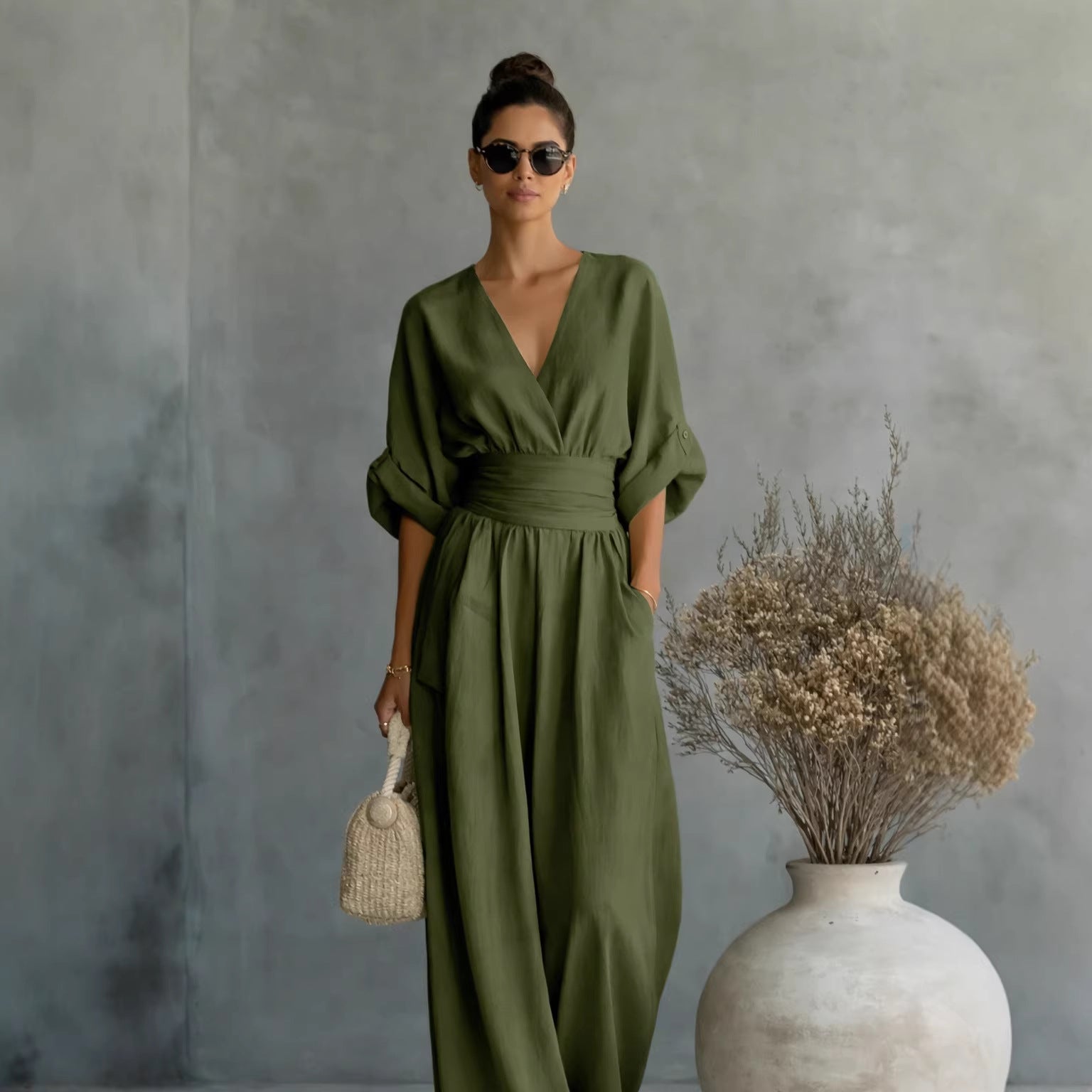 Lunara Damen Jumpsuit in Schwarz — Image 10