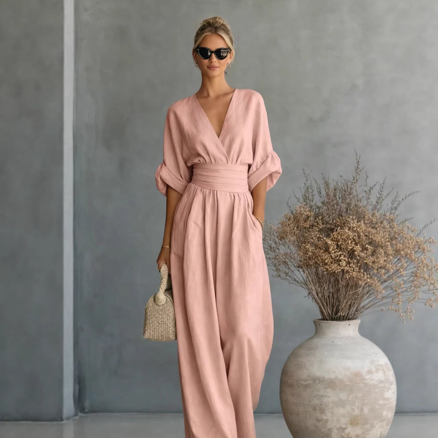 Lunara Damen Jumpsuit in Schwarz — Image 7