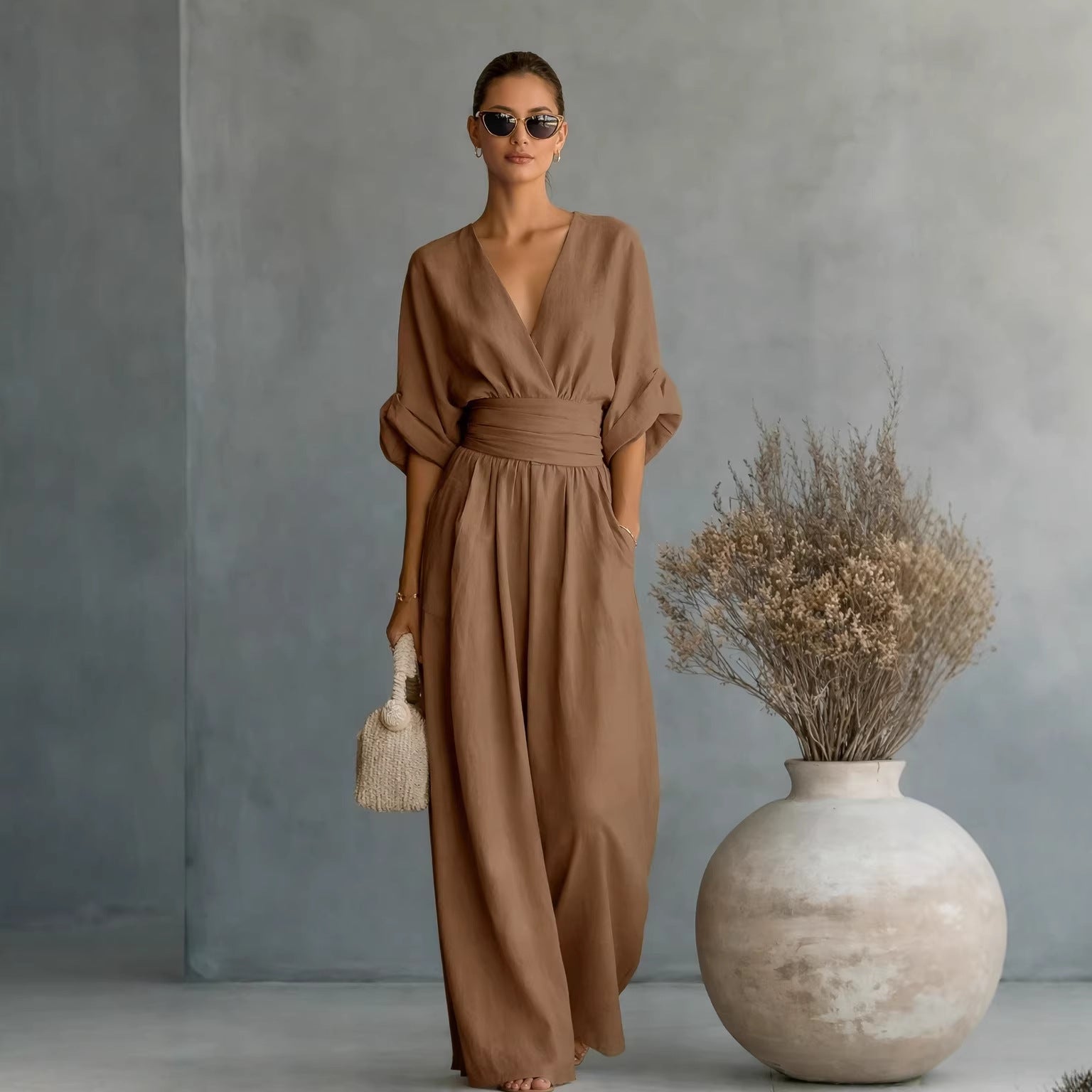 Lunara Damen Jumpsuit in Schwarz — Image 8