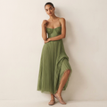Lunara Maxikleid in Grün — Main Image