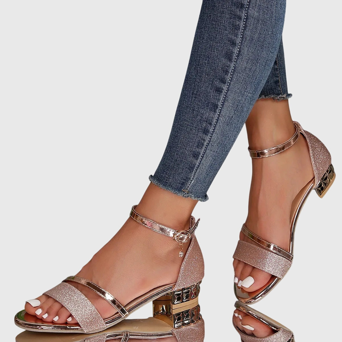 Lunara Damen Sandalen in Schwarz — Image 5