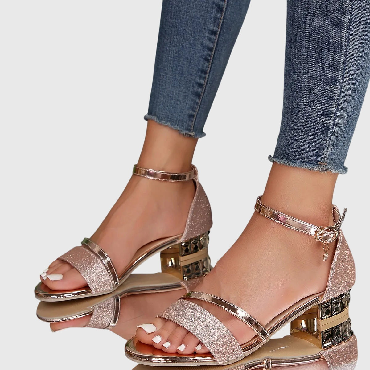 Lunara Damen Sandalen in Schwarz — Image 6