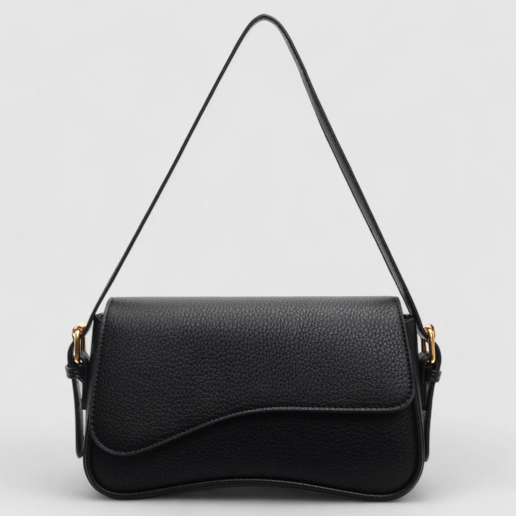 Lunara Schultertasche in Schwarz — Main Image