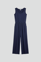 Marke Damen Jumpsuit in Navy Blau — Main Image