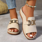 Marke Damen Sandalen in Weiß, Beige, Grau, Schwarz — Image 7