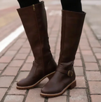 Marke Damen Stiefel in Braun und Schwarz — Image 3