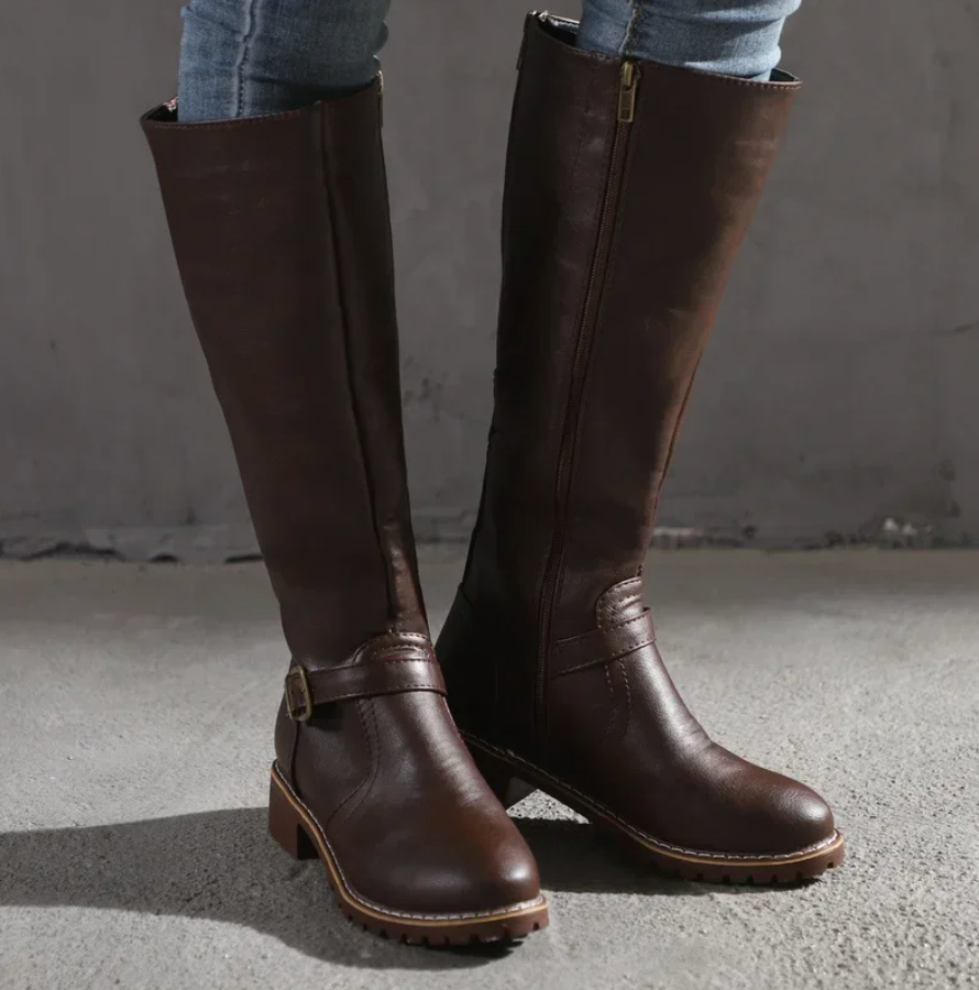 Marke Damen Stiefel in Braun und Schwarz — Image 6