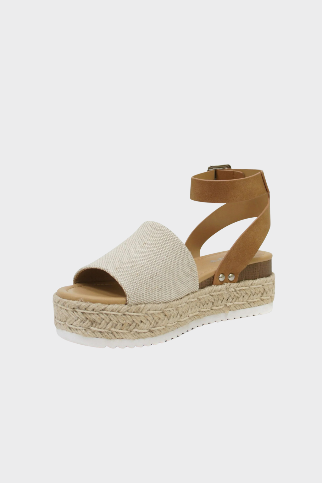 Marke Sandalen Damen in Beige, Braun, Schwarz und Schlangenlederoptik — Main Image