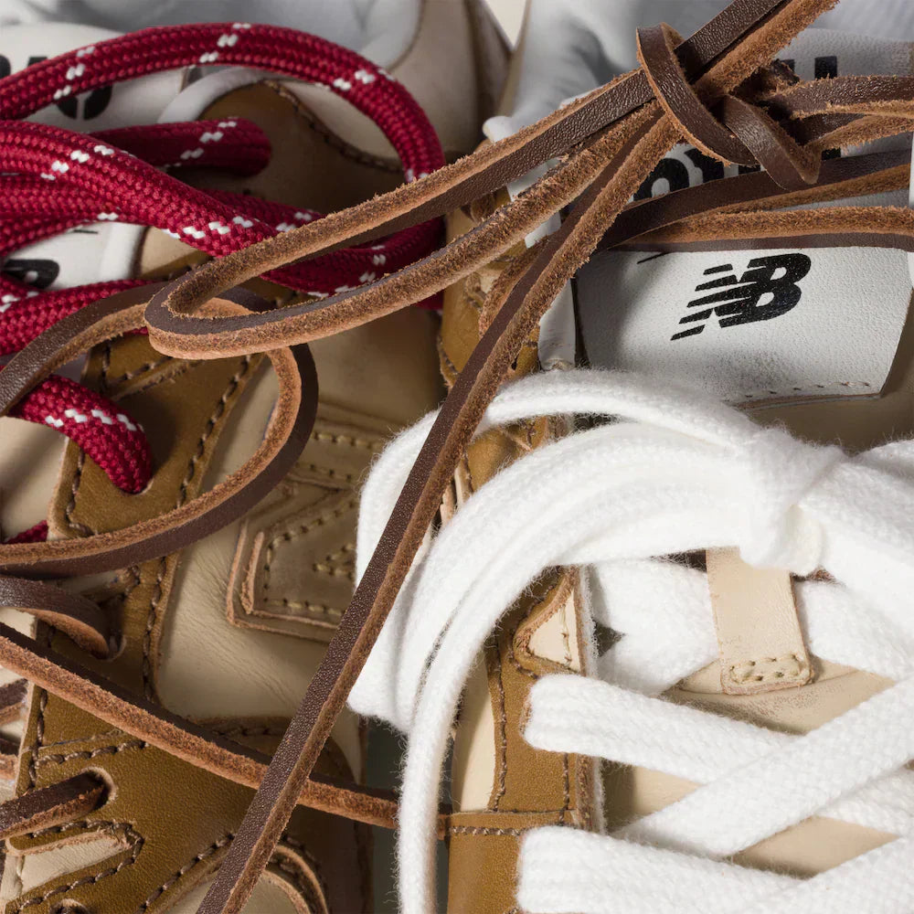 530 SL Runner in Zimt und Travertin Grau aus Kalbsleder und Wildleder 4