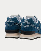 574 SL Low Baskets in Denim Blau für stilvolle Auftritte. 4
