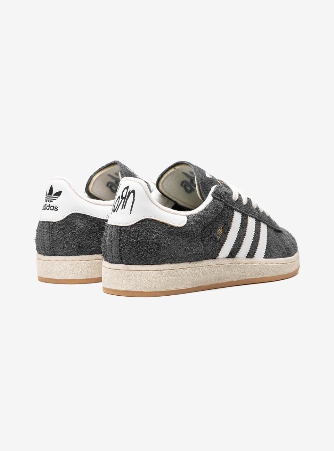 Adidas Campus 2 KoRn Sneakers in Schwarz, Grau und Beige. 3