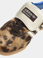 Adidas Samba Nylon Wales Bonner in Dunkelbraun mit Leopardenmuster 4