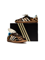Adidas Samba Nylon Wales Bonner in Dunkelbraun mit Leopardenmuster 6