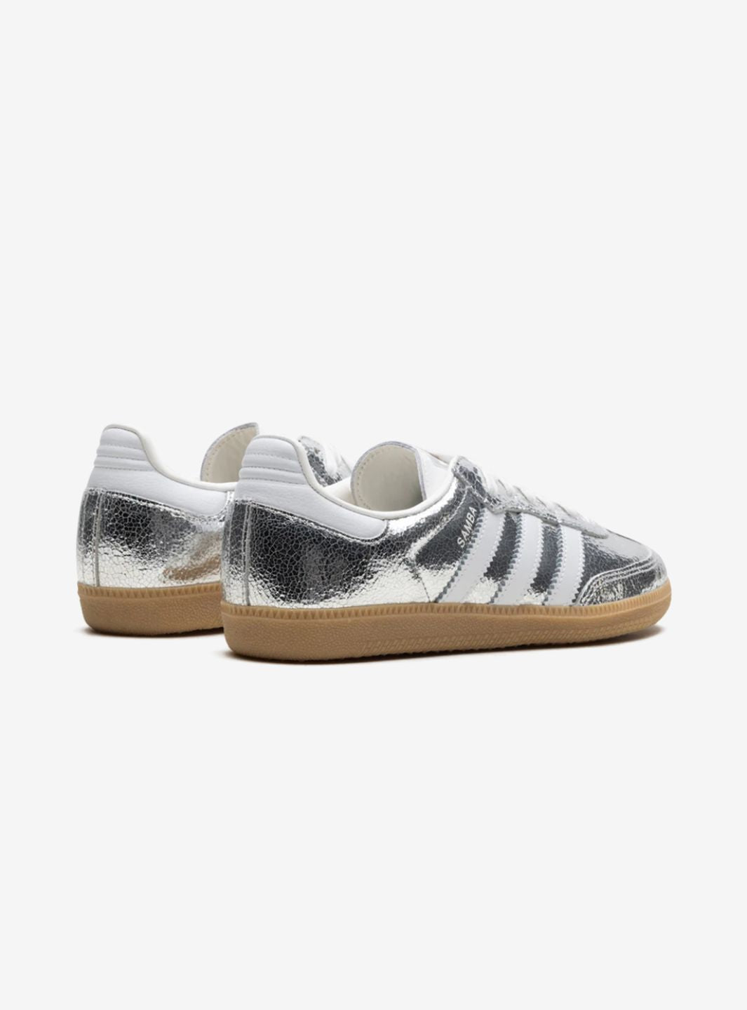 Adidas Samba OG Silber Metallic Sneaker für Damen 3