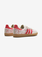 Adidas Samba OG Liberty London Sneaker in Creme und Pink mit floralem Design. 3