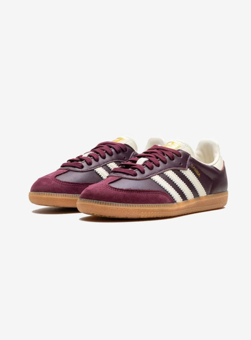Adidas Samba OG in metallisch gold und braun für Damen. 2