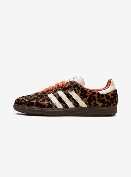 Adidas Samba OG Pre-Loved Rot Leopardenmuster Sneaker