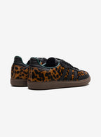 Adidas Samba OG Schwarz Grüner Leopardenprint Sneakers für Damen 3