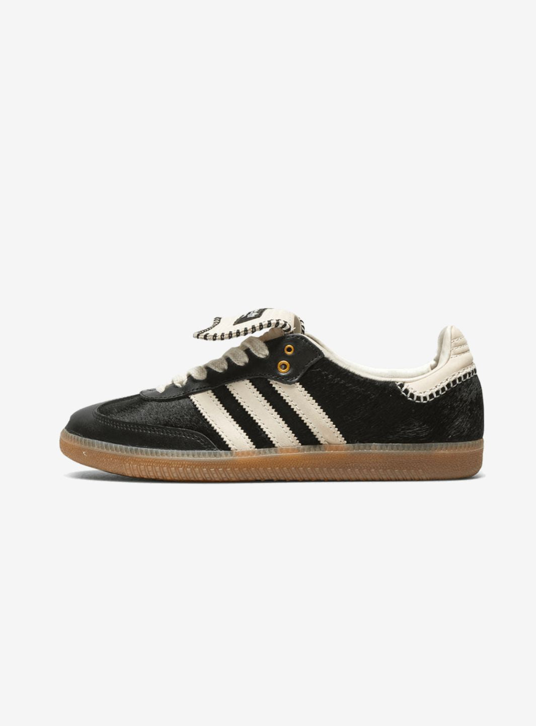Adidas Samba Pony Tonal in elegantem Schwarz von Wales Bonner.