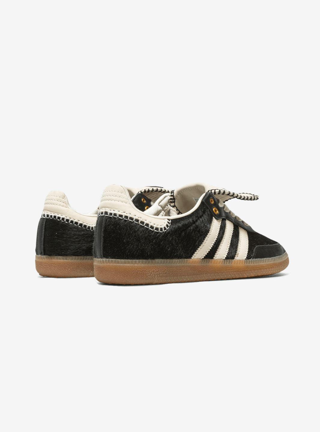 Adidas Samba Pony Tonal in elegantem Schwarz von Wales Bonner. 3