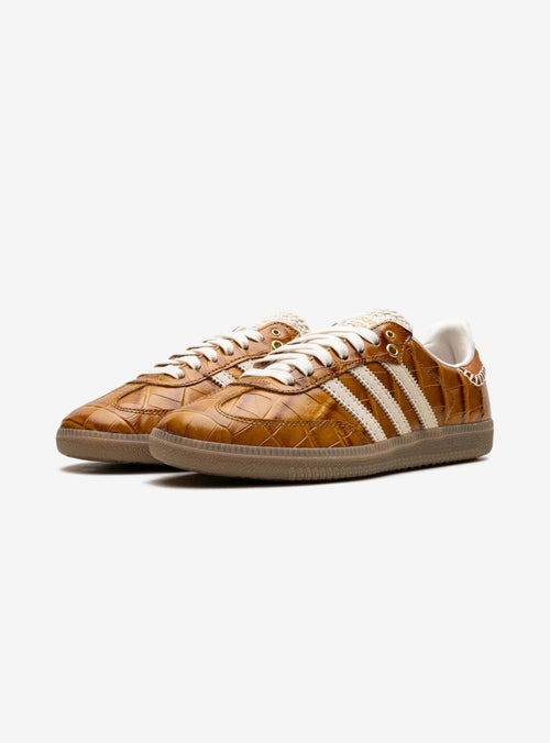 Adidas Samba Wales Bonner Crocodile Brown Sneakers mit Krokodileffekt 2