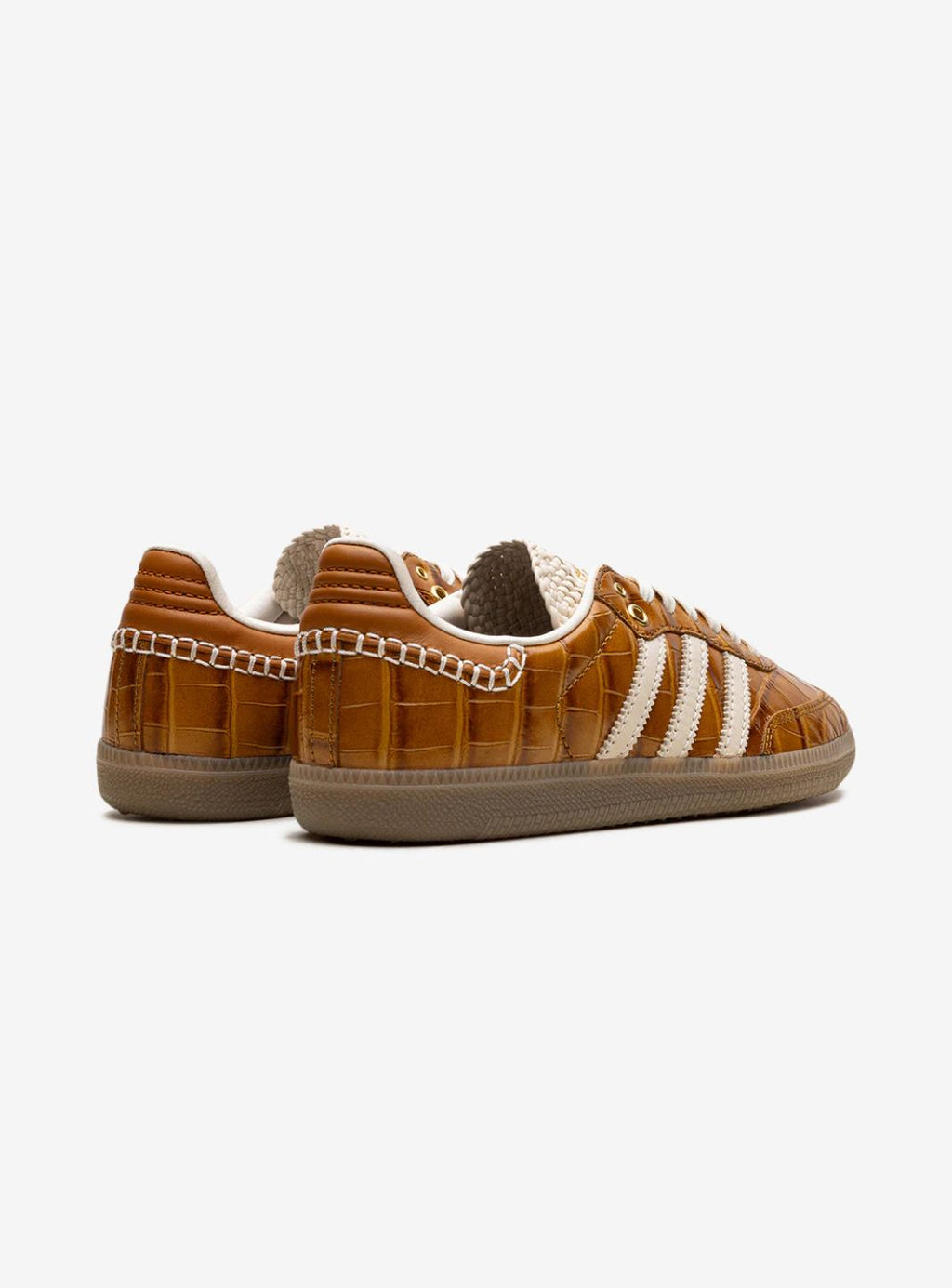 Adidas Samba Wales Bonner Crocodile Brown Sneakers mit Krokodileffekt 3