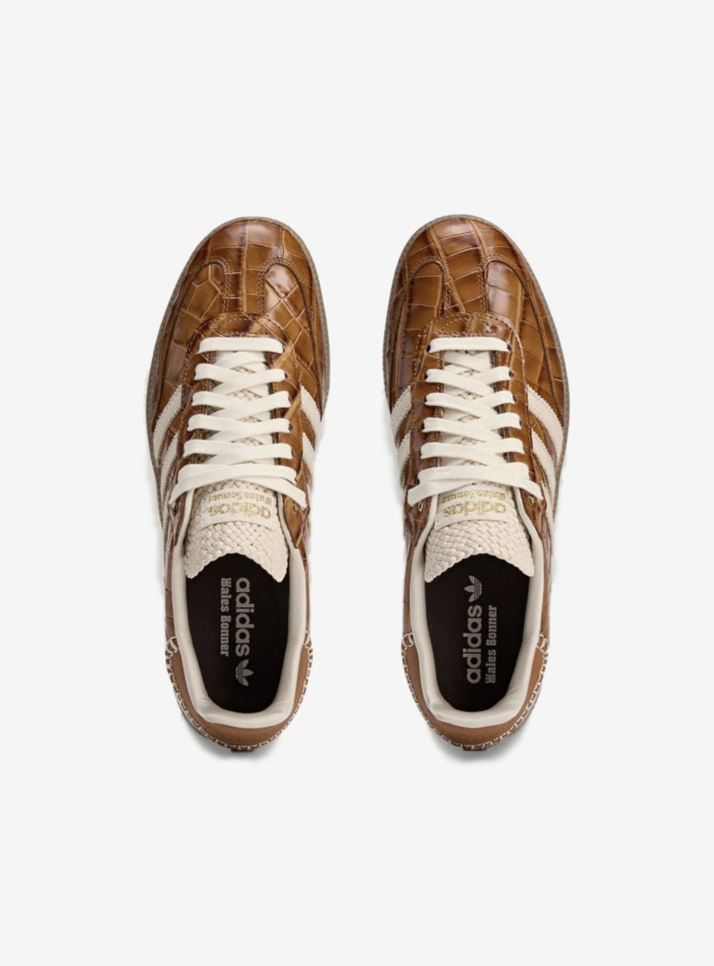 Adidas Samba Wales Bonner Crocodile Brown Sneakers mit Krokodileffekt 4