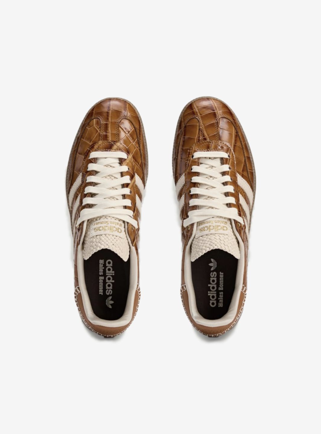 Adidas Samba Wales Bonner Crocodile Brown Sneakers mit Krokodileffekt 4