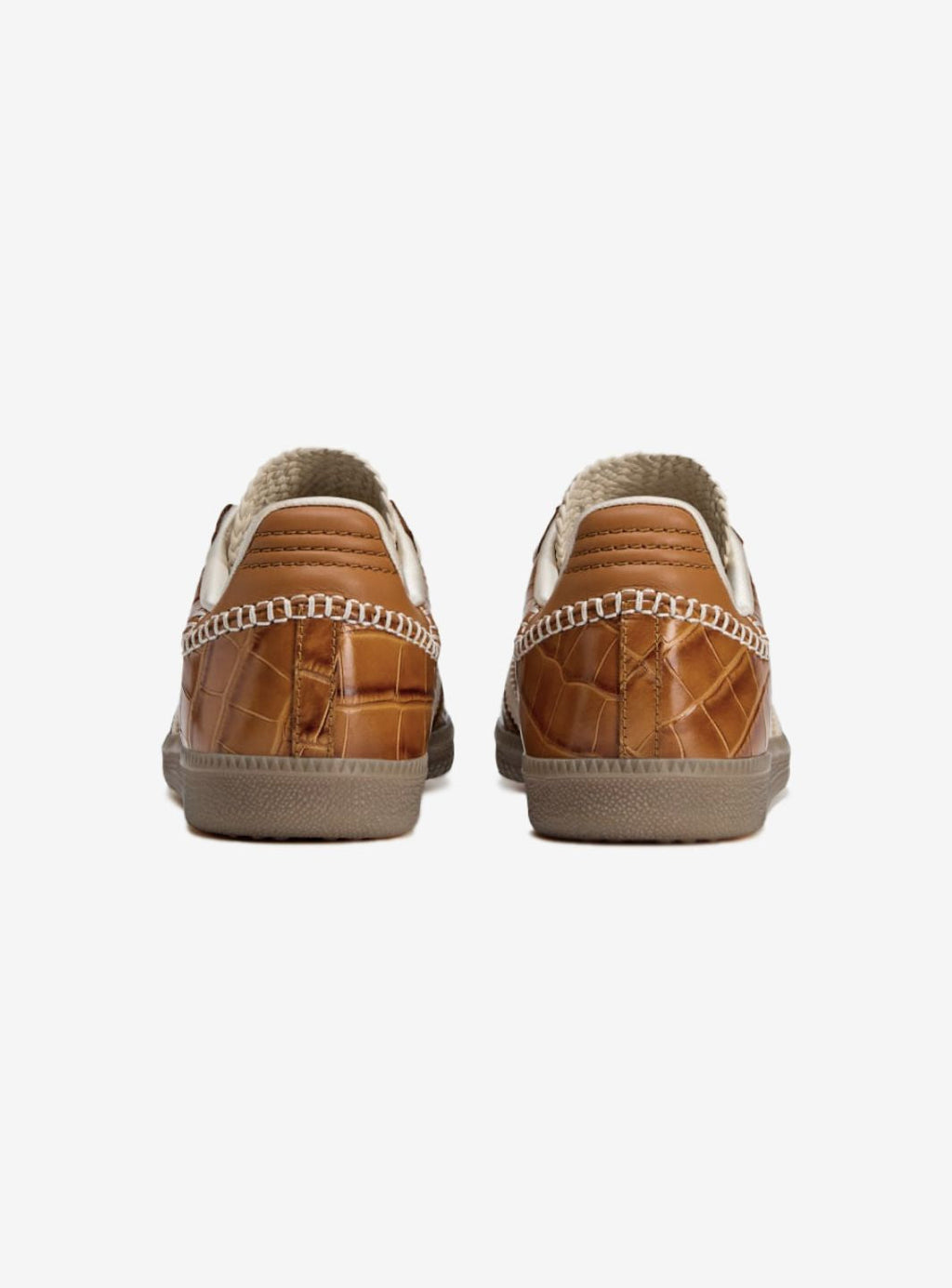 Adidas Samba Wales Bonner Crocodile Brown Sneakers mit Krokodileffekt 6