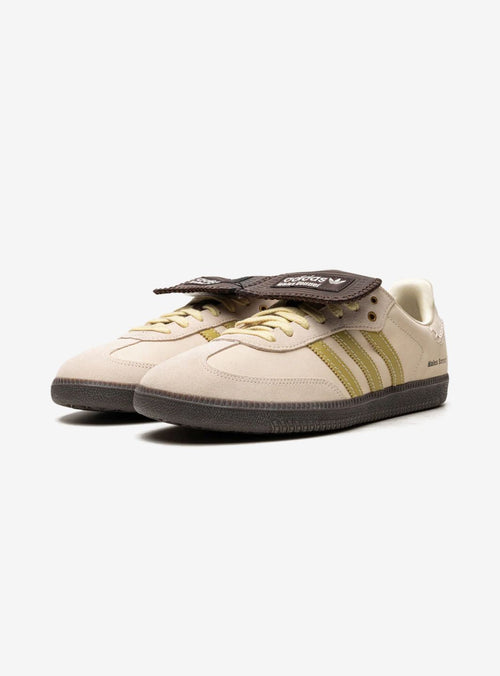 Adidas Samba Wales Bonner Ecrtin Brown Sneaker in braunem Leder mit exklusiven Details. 2