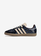 Adidas Samba Wales Bonner Navy Croc in blauem Krokodilleder.