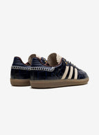 Adidas Samba Wales Bonner Navy Croc in blauem Krokodilleder. 3