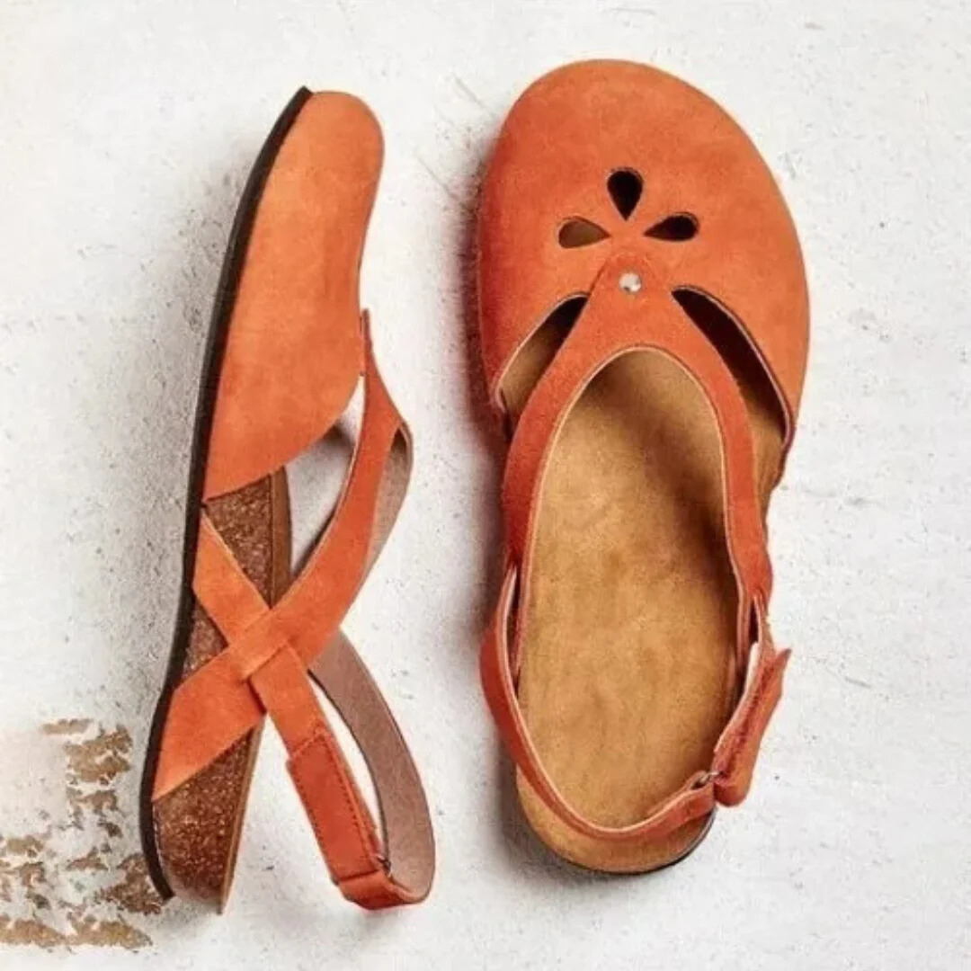 Bequeme verstellbare Sandalen für Frauen in verschiedenen Farben. 3