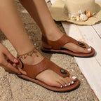 Damen Boho Sandalen mit Zehenclip Detail für den Sommer. 7