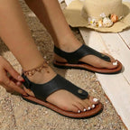 Boho Sandalen Braun für Damen 9