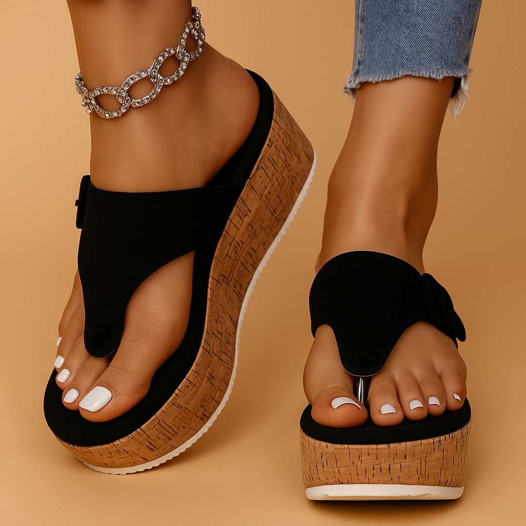 Plateausandalen Weiß für Damen, Komfort und Stil 3