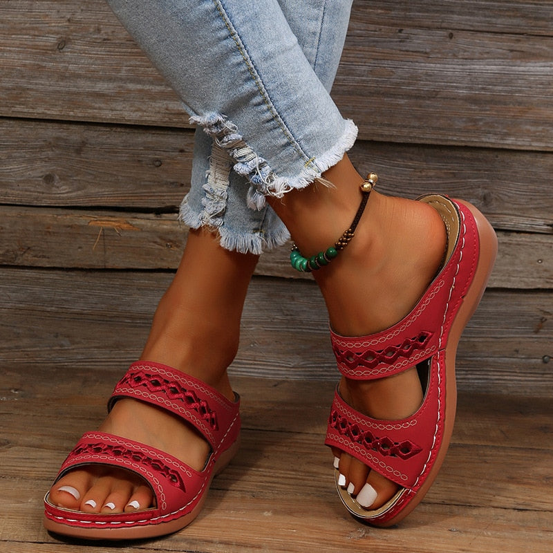 Damen Sandalen Blau 7