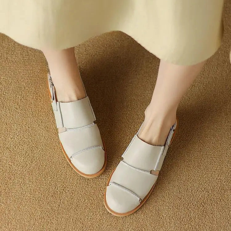 Slingback Sandalen Braun 7