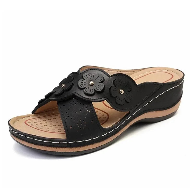 Damen Keilsandalen Turquoise 6