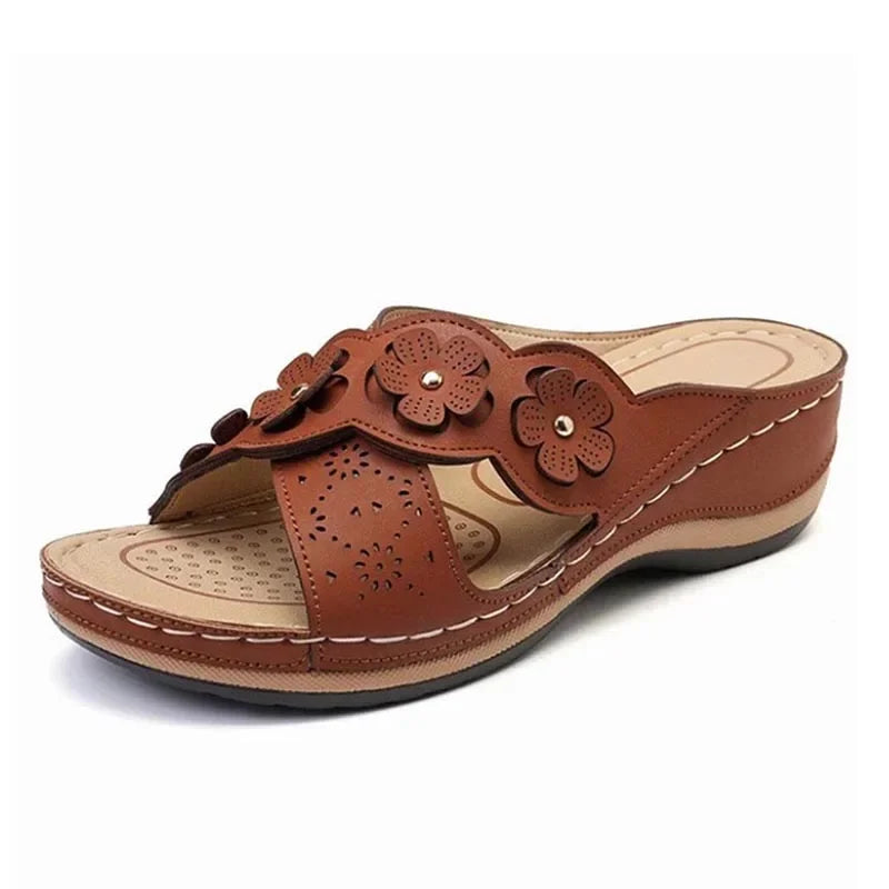 Damen Keilsandalen Turquoise 7